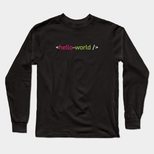 "hello-world" Long Sleeve T-Shirt